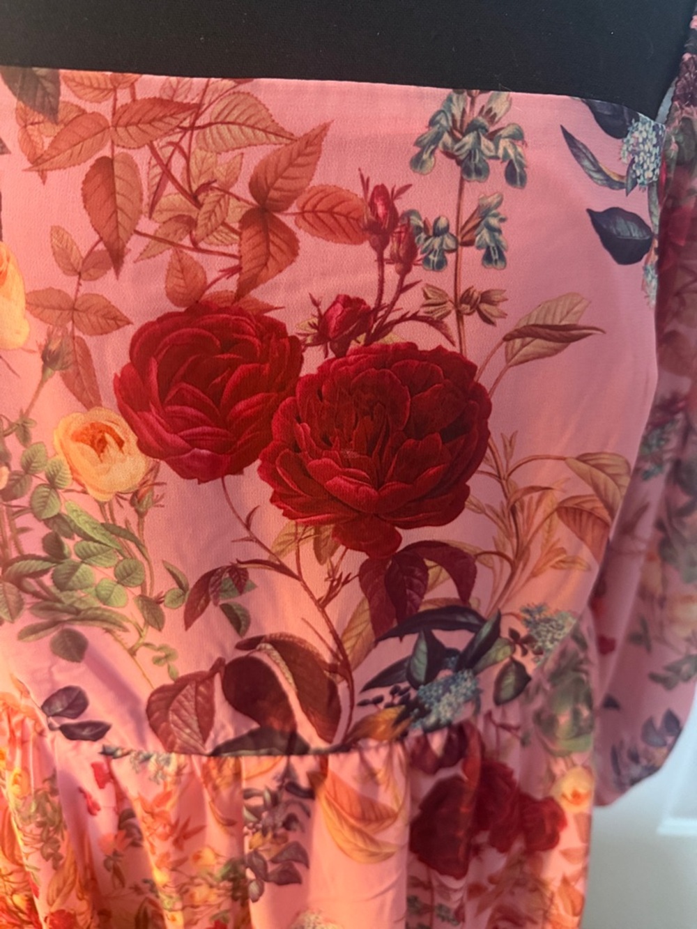 torrid Pink Floral Square-Neck Dress Feminine Spring Summer Coquette Boho Womens - Picture 5 of 10